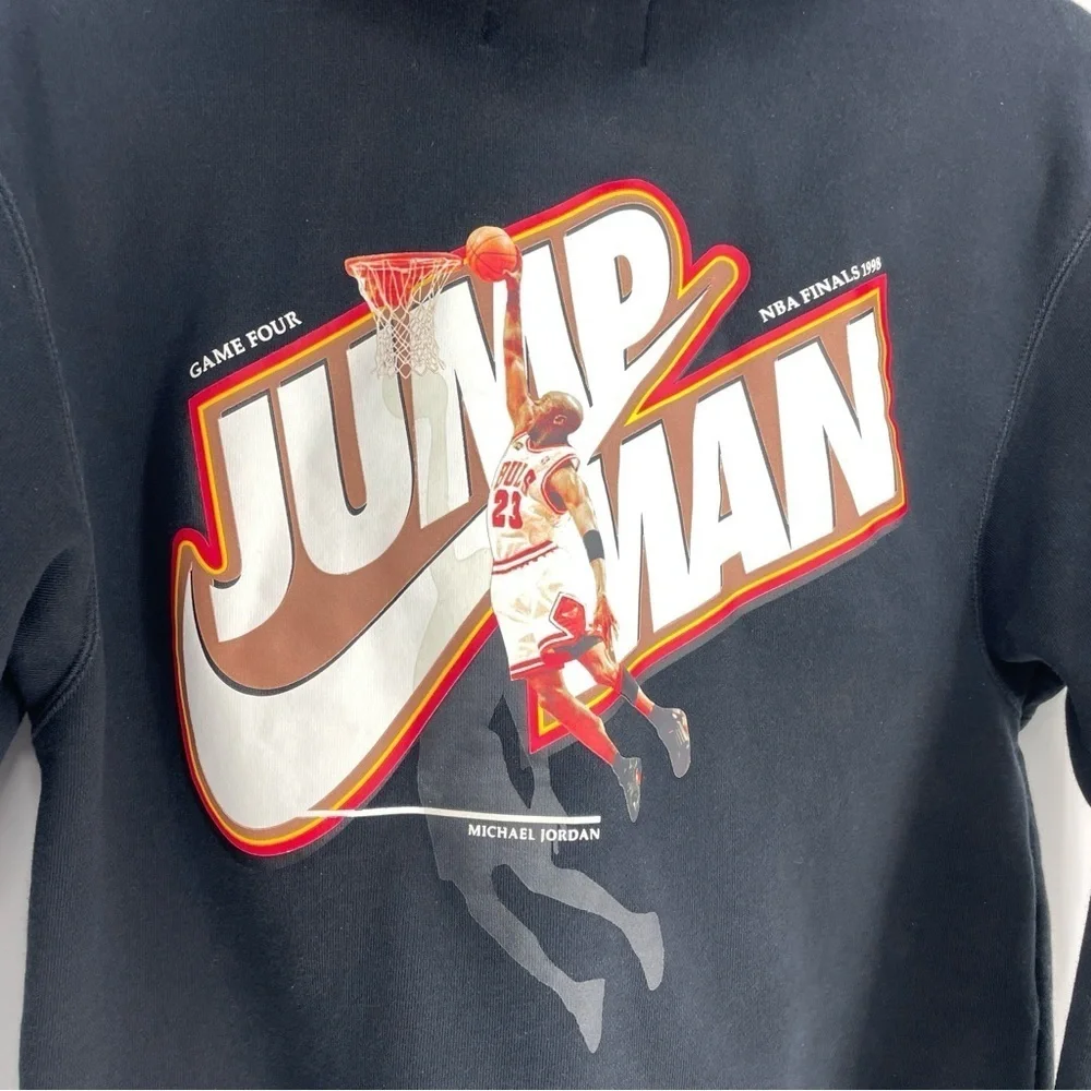 Nike Jumpman Zip Hoodie Black 1998 NBA Finals